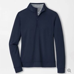 Peter Millar Perth Essentials Navy Quarter-Zip Pullover BRAND NEW with tags